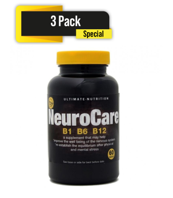 NeuroCare (B1 B6 B12) formula 60 Tablets - 3 Packs
